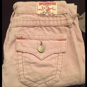 True Religion jeans cords size 25 joey style